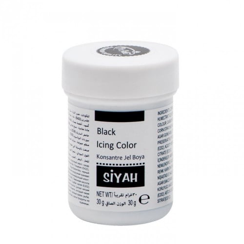 لون جل اسود