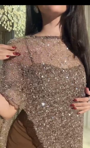 جمبسوت سهرة أنيق بكاب لامع