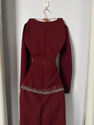 فستان "سيلينا" المخملي الملكي