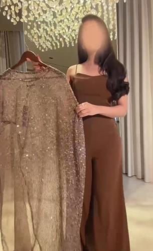 جمبسوت سهرة أنيق بكاب لامع