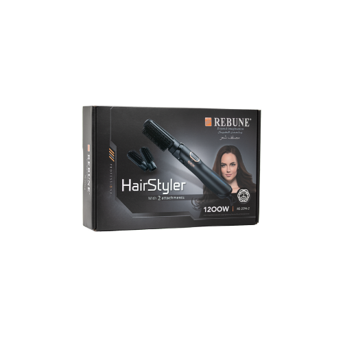 ريبون استشوار مصفف الشعر قطعتين 1200 واط اسود RE-2...