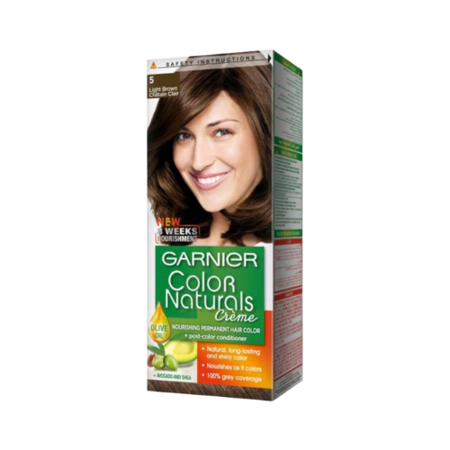 غارنييه صبغه شعر كولور ناتشرلز 5 بني فاتح