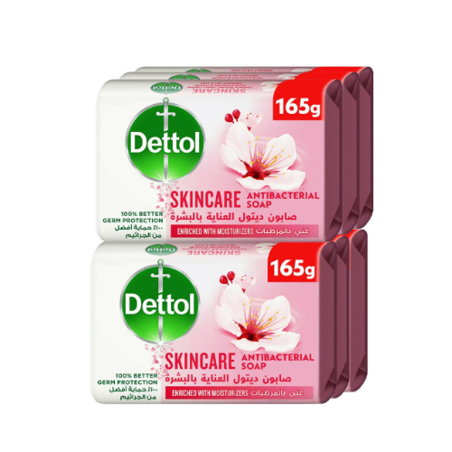 ديتول صابون قالب 165 جم*6 عنايه بالبشره