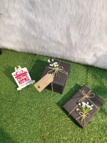 تغليف ورق مع عبارة