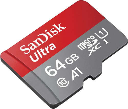 ذاكرة تخزين كلاس 10 سعة 64 جيجابايت ®SanDisk الأصل...