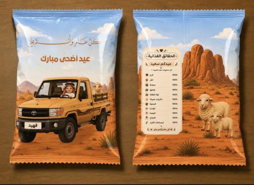 أكياس توزيعات العيد (بدون تعبئه) الشاص