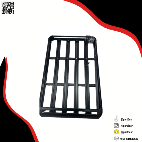 سله على السقف عمومي جميع السيارات الالمنيوم اسود