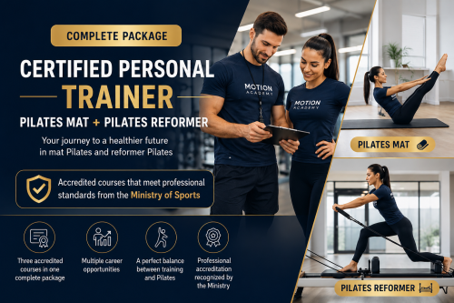 Certified Personal Trainer + Pilates Mat + Pilates...