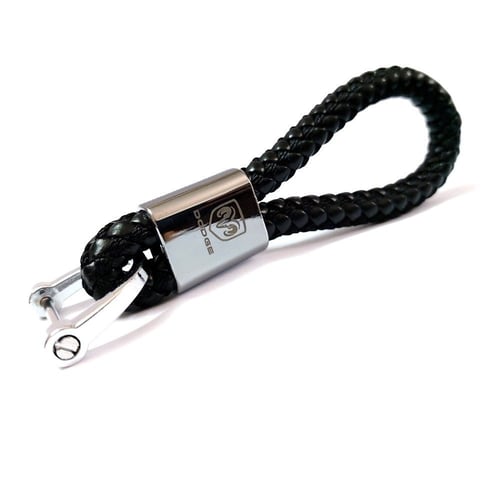 ميدالية سيارة دودج جلد علاقة مفاتيح