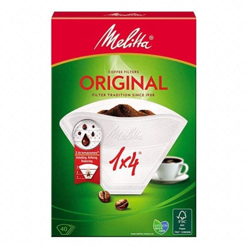 فلتر قهوة 1X4 من ميليتا 40 حبة