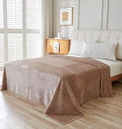 بطانية الشتاء بملمس ناعم بيج. 200X230 \ من برومسده...