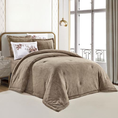 مفرش ميكونس مخمل-شتوي مزدوج