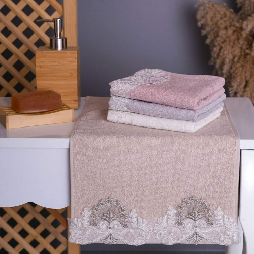 منشفه مطرزة تركي 50×30 سم