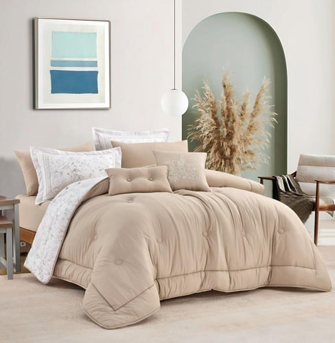 طقم مفرش سرير مايكرو ناعم