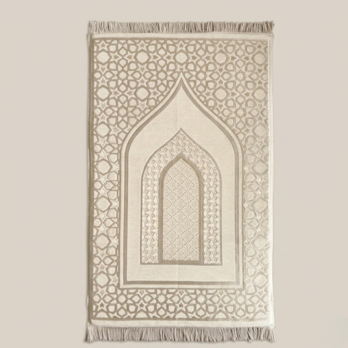 سجادة صلاة اوف وايت بحشوة ميموري فوم