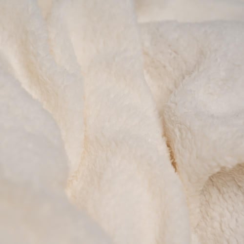 بطانية ناعمة مزدوج لون بيج