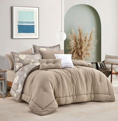 طقم مفرش سرير مايكرو ناعم