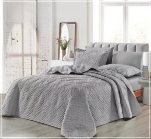 مفرش مضغوط صيفي مزدوج- 6 قطع