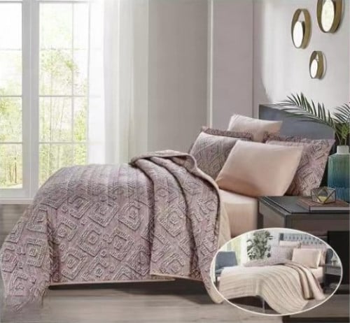 مفرش مضغوط وجهين صيفي مزدوج