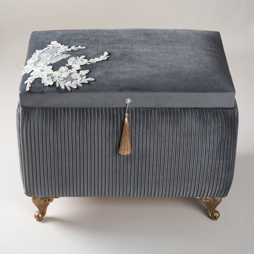 صندوق سجاد صلاة رصاصي