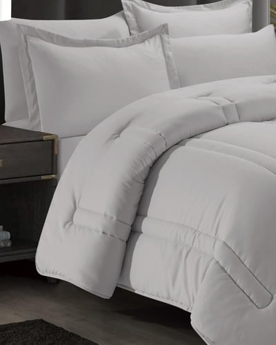 Catherine-005 مفرش ديزاير رمادي نفر ونص 4 قطع