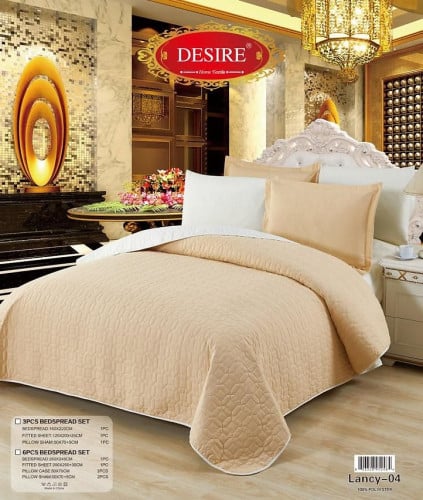 Lancy-04ديزاير غطاء سرير نفر 3 قطع لانسي مضغوط