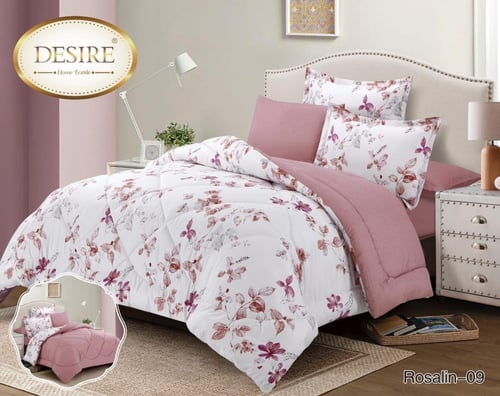 Rosalin-09 ديزاير مفرش نفرين 6 قطع