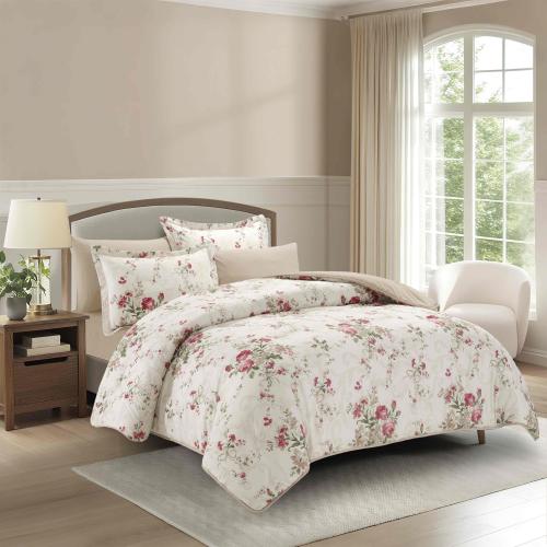 Rosemary-027 مفرش ديزاير روزماري نفرين بني فاتح 6...