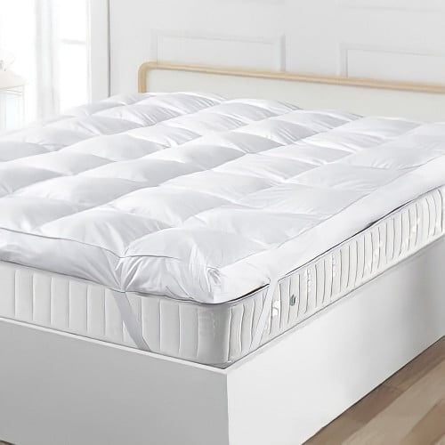 Mattress topper 200x120 ترند لباد فندقي فاخر قطن 1...