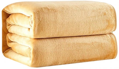 Flannel Blanket Inca gold ترند فلانيل بطانيات