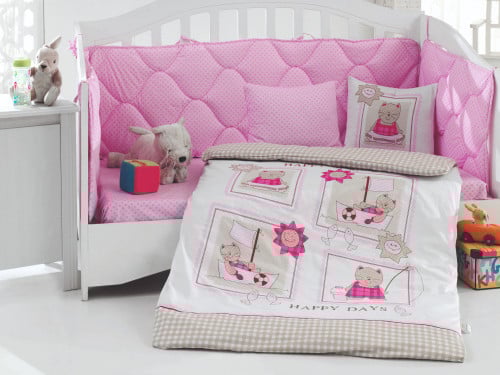 BABY-002 مفرش أطفال تركي 100% قطن 4 قطع