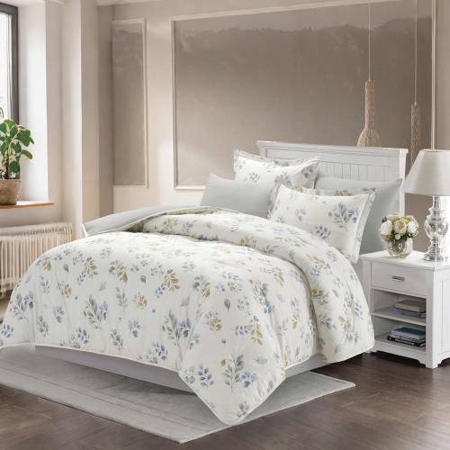 Qamar-008 ترند مفرش قطن 100% نفر ونص 4 قطع