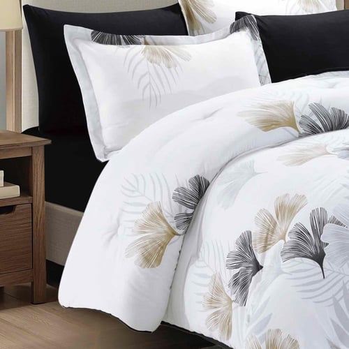 Rosemary-015 مفرش ديزاير روزماري اسود نفر ونص 4 قط...