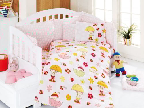 BABY-301 مفرش أطفال تركي 100% قطن 4 قطع