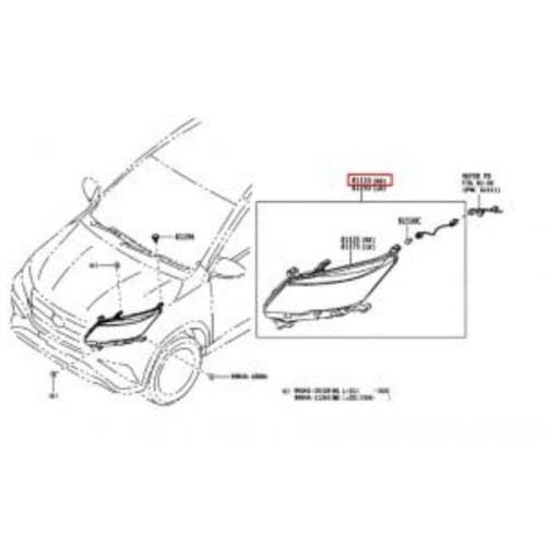 شمعة راش 2019/2023 يمين اصلي 81110-BZ610