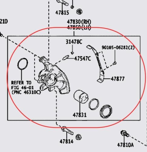 سلندر فحمات صالون 2022/2023 خلفي يسار اصلي