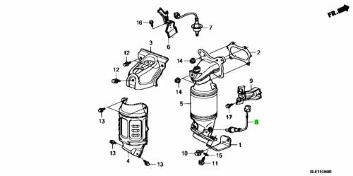 حساس شكمان اكورد 2008/2012 تحت اصلي