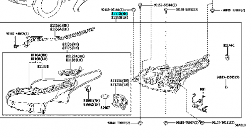 شمعة فورتشنر 2021/2022 يمين اصلي 81110-0KM30