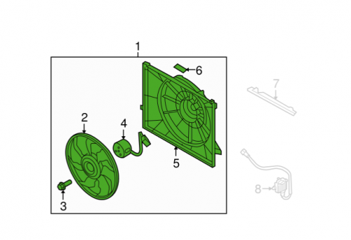 مروحة اتش ون 2008/2015 اصلي 25380-4H100