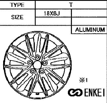 جنط كامري 2021/2023 SE مقاس 18 اصلي