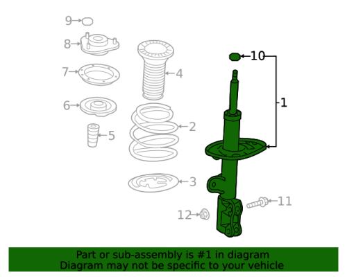 مساعد راف فور 2019/2023 امامي يمين اصلي 48510-80A7...