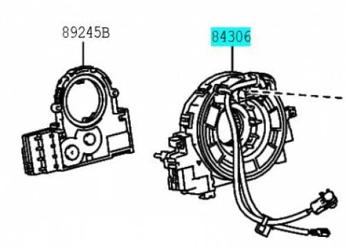 شريحة بوري راف فور 2019/2023 اصلي 84308-12020