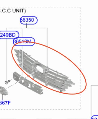 شبك سوناتا 2020/2023 اصلي