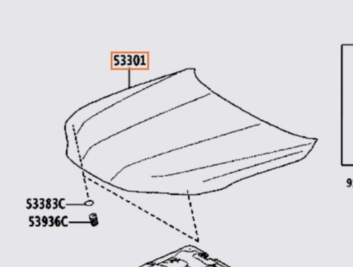 كبوت إل اكس 600 2022/2023 اصلي 53301-60780