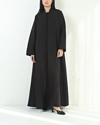 [KR3] - عباية كريب أسود