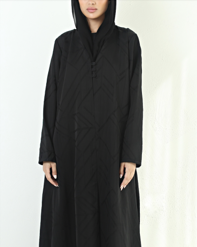 [BT15] - عباية كريب أسود