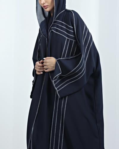 [KR4] - عباية كريب كحلي