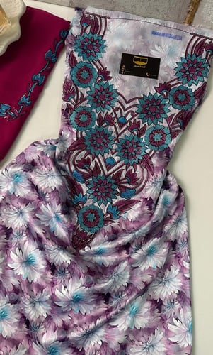 حرير ديجتال فل كرستال مع الشيله