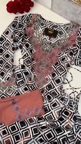 جاهز مخرم تصميم حبال مع الشيله