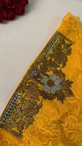 مخور دانتيل كرستال مع بطانه Dn1